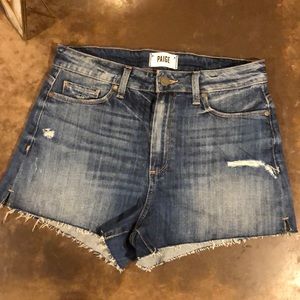 Paige Jean shorts 12” length